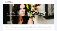 Desktop Screenshot of jane-frankland.com
