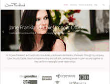 Tablet Screenshot of jane-frankland.com